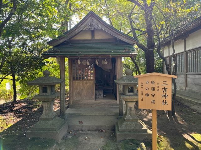 三吉神社(日吉神社境内)の参拝記録(うさぎニンジンさん)