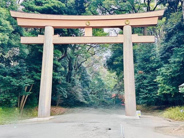 明治神宮　一の鳥居の参拝記録1
