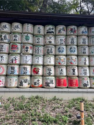 明治神宮　奉献酒樽の参拝記録(⛩️🐍🐢まめ🐢🐍⛩️さん)
