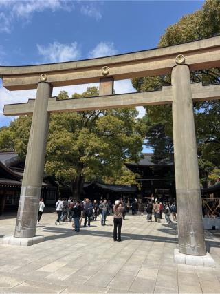 明治神宮　三の鳥居の参拝記録(⛩️🐍🐢まめ🐢🐍⛩️さん)