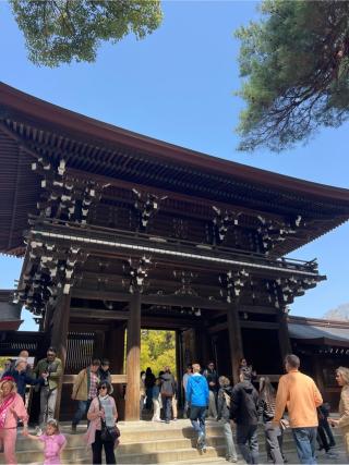 明治神宮　南神門の参拝記録(⛩️🐍🐢まめ🐢🐍⛩️さん)