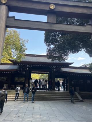 明治神宮　西玉垣鳥居の参拝記録(⛩️🐍🐢まめ🐢🐍⛩️さん)