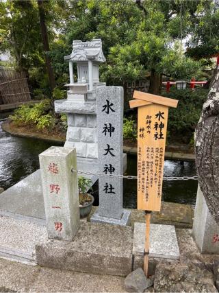 水神社（六所神社境内）の参拝記録(⛩️🐍🐢まめ🐢🐍⛩️さん)