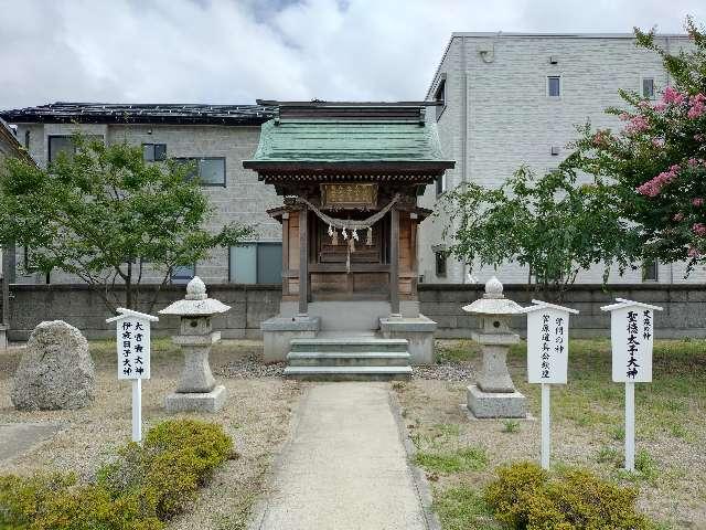 菅原・古峰・大山氏・秋葉・粟島大神(沼垂白山神社)の写真1