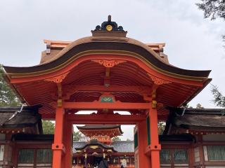 石清水八幡宮　南総門の参拝記録(恭子さん)