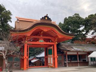 石清水八幡宮　南総門の参拝記録(恭子さん)