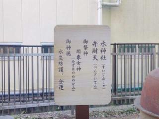 水神社・弁財天（中野島稲荷神社境内社）の参拝記録(miyumikoさん)