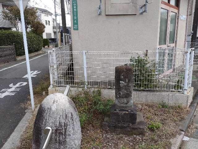 庚申塔（東京都環境大気測定局角）の写真1