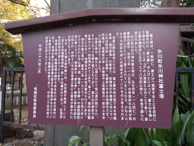 富士塚（氷川町氷川神社）の参拝記録1