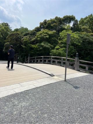 表参道火除橋の参拝記録(⛩️🐍🐢まめ🐢🐍⛩️さん)