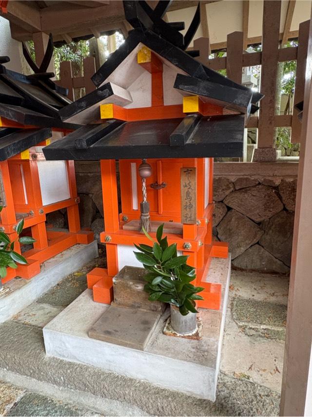 奈良県宇陀市榛原萩原703 市杵島神社(墨坂神社 境内社)の写真1