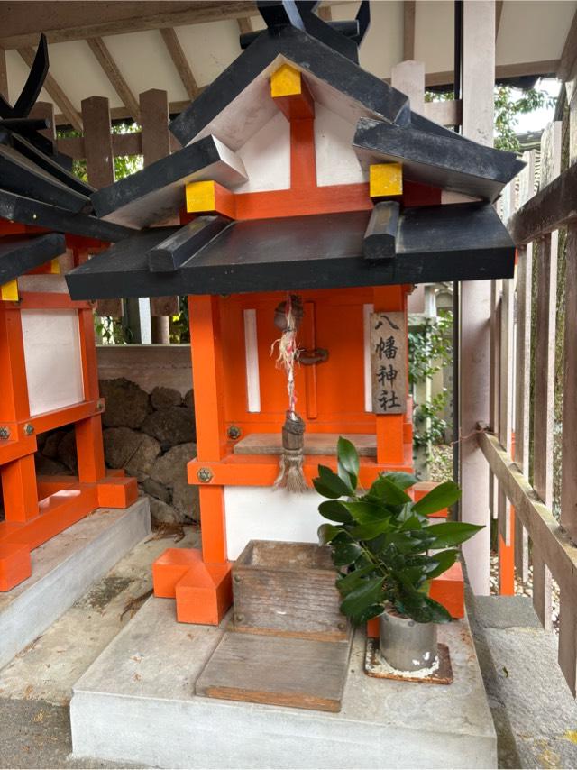 奈良県宇陀市榛原萩原703 八幡神社(墨坂神社 境内社)の写真1