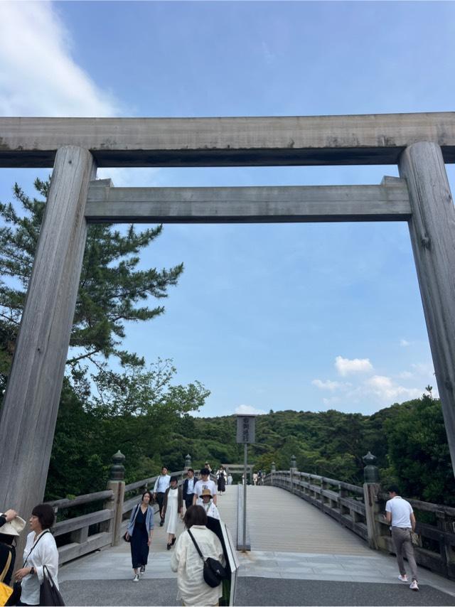 宇治橋鳥居（外側）の参拝記録1