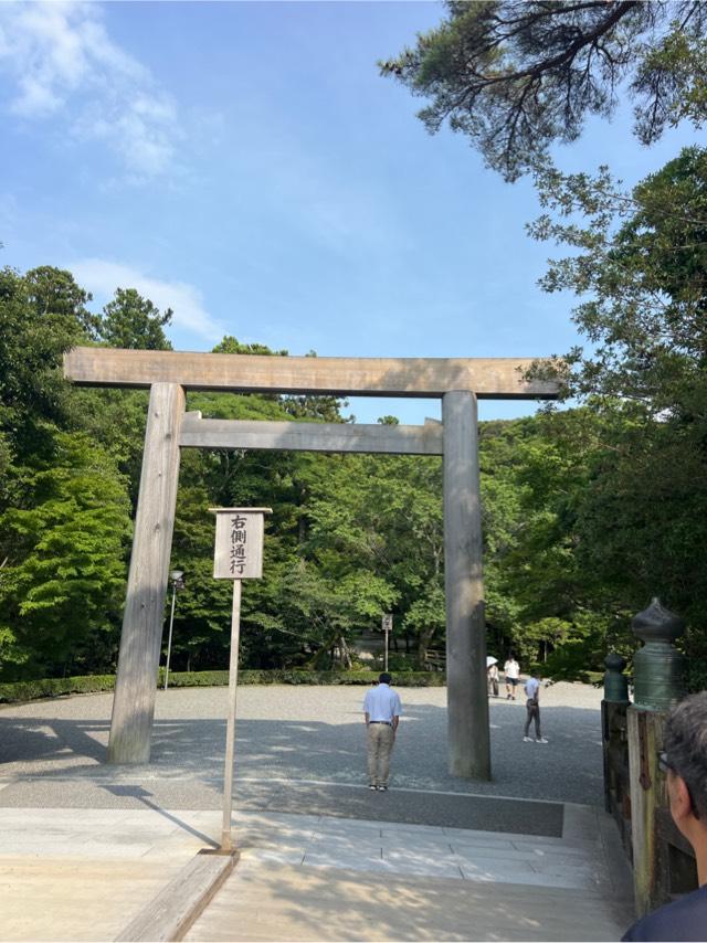 宇治橋鳥居（内側）の参拝記録1