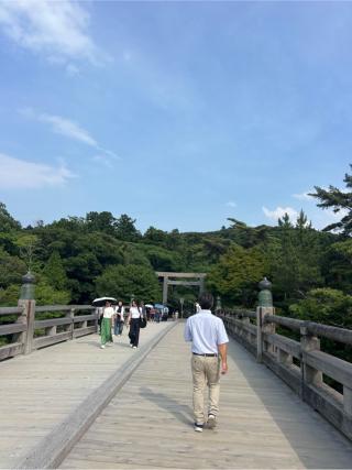 宇治橋鳥居（内側）の参拝記録(⛩️🐍🐢まめ🐢🐍⛩️さん)