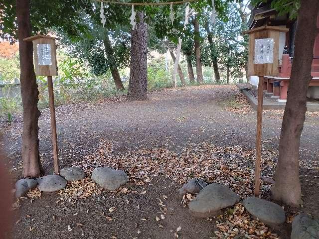 浅間神社遥拝所（人見稲荷神社境内）の写真1