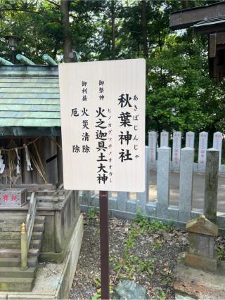 秋葉神社（柴崎神社末社）の参拝記録(⛩️🐍🐢まめ🐢🐍⛩️さん)