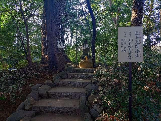 富士浅間神社（柴崎神社末社）の参拝記録3