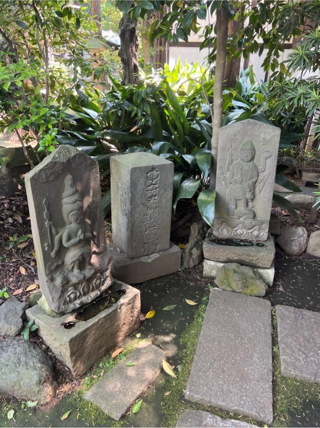 庚申塔（奥澤神社境内）の参拝記録1