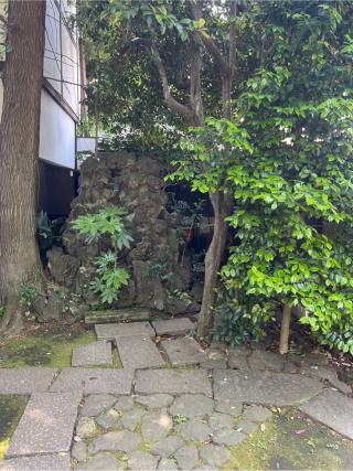 庚申塔（奥澤神社境内）の参拝記録(⛩️🐍🐢まめ🐢🐍⛩️さん)