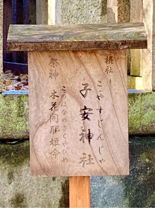 子安神社(堤治神社摂社)の参拝記録(二代目無宿さん)