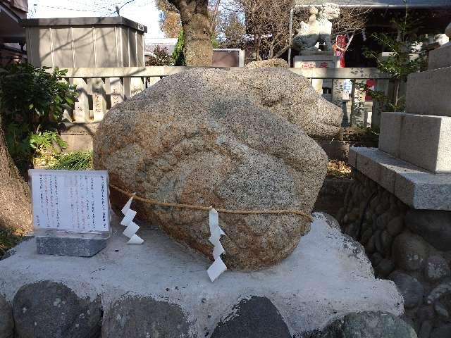 撫で牛（菅原神社境内）の参拝記録1