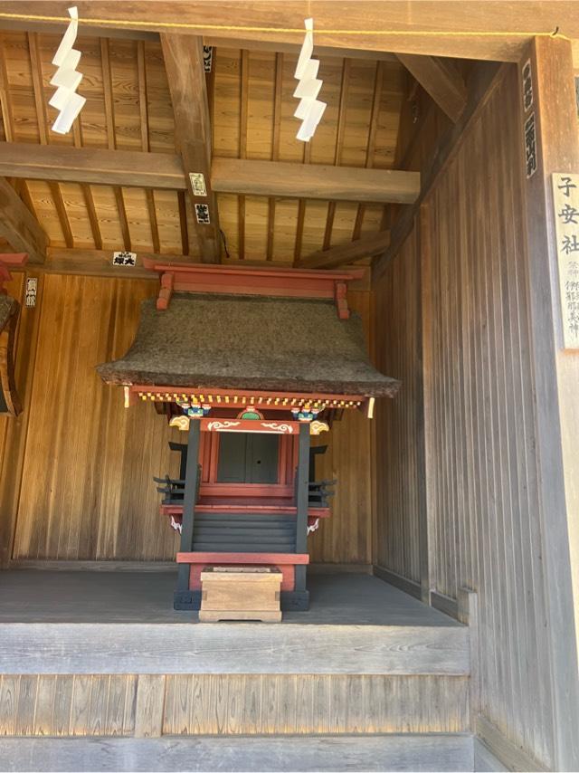 子安社（北口本宮冨士浅間神社　境内）の参拝記録1