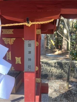 国津神社（北口本宮冨士浅間神社　境内）の参拝記録(⛩️🐍🐢まめ🐢🐍⛩️さん)