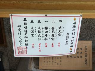 五社明神（少彦名神社　境内）の参拝記録(ととるしさん)