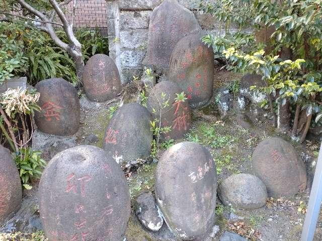 力石群（柳森神社境内）の参拝記録1