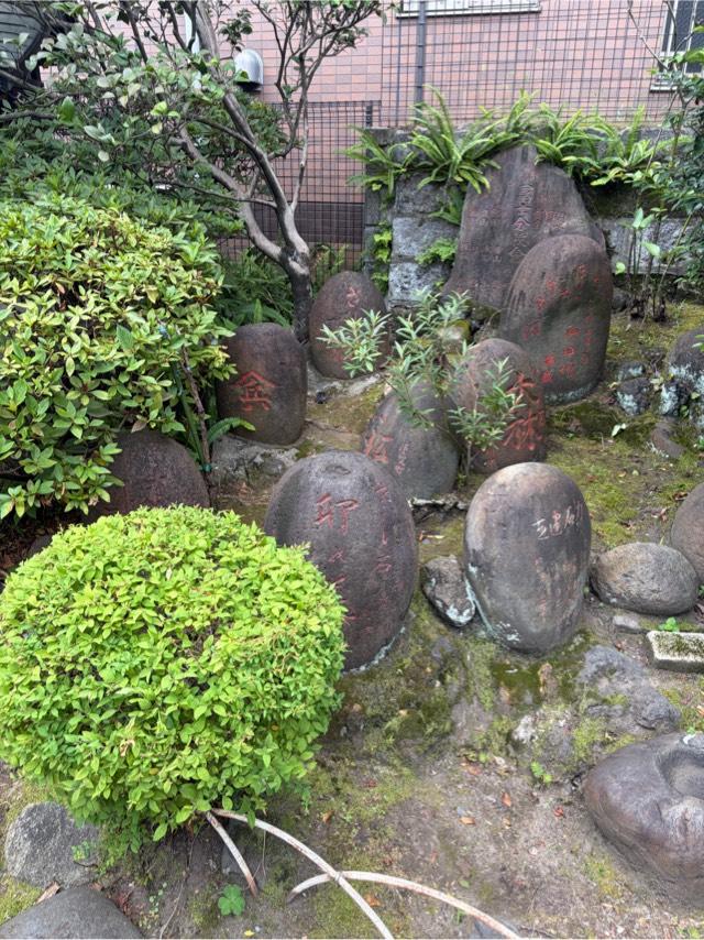 力石群（柳森神社境内）の参拝記録1