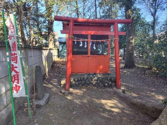 稲荷神社（駒形神社境内）の参拝記録1