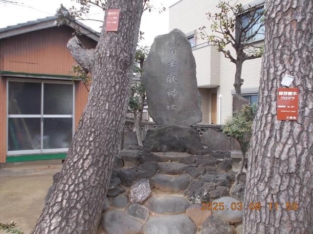 埼玉県三郷市東町44 富士嶽神社（東町稲荷神社境内）の写真2