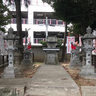 稲荷社(御霊神社 境内末社)の参拝記録(ワヲンさん)