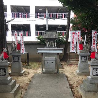 稲荷社(御霊神社 境内末社)の参拝記録(ワヲンさん)