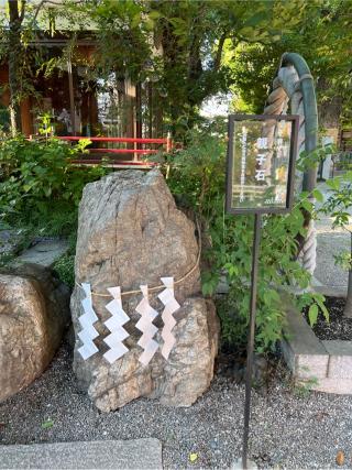 子育て親子石（田無神社）の参拝記録(⛩️🐍🐢まめ🐢🐍⛩️さん)