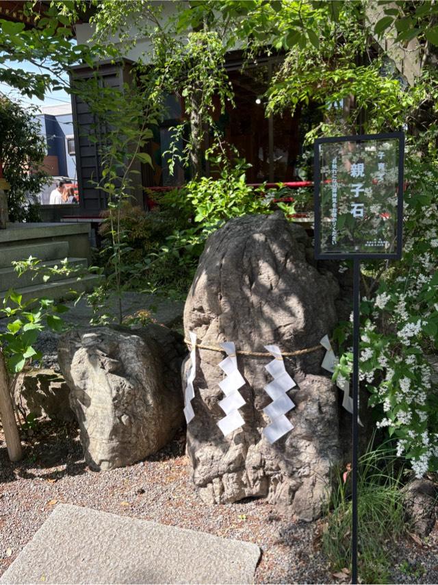 子育て親子石（田無神社）の参拝記録2