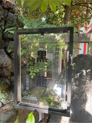 黒龍神（田無神社）の参拝記録(⛩️🐍🐢まめ🐢🐍⛩️さん)