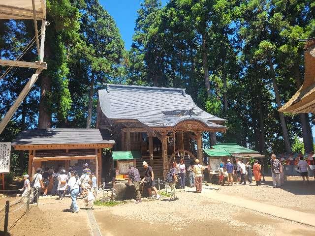 中尊寺鎮守 白山神社の参拝記録1