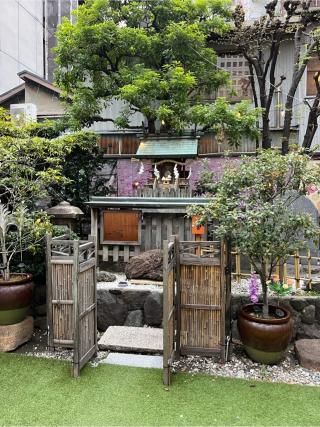 難波（夕日）神明社（露天神社　境内社）の参拝記録(⛩️🐍🐢まめ🐢🐍⛩️さん)