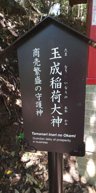 玉成稲荷大神(広島東照宮 境内社)の参拝記録(はにほへとさん)