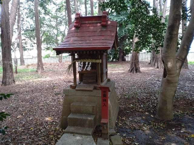 天祖若宮八幡宮境内社（本殿右側・赤の屋根）の写真1
