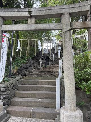 白糸の滝（多摩川浅間神社　境内）の参拝記録(⛩️🐍🐢まめ🐢🐍⛩️さん)
