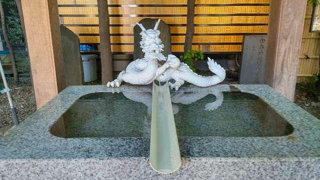手水舎 白龍の水（田無神社）の参拝記録2