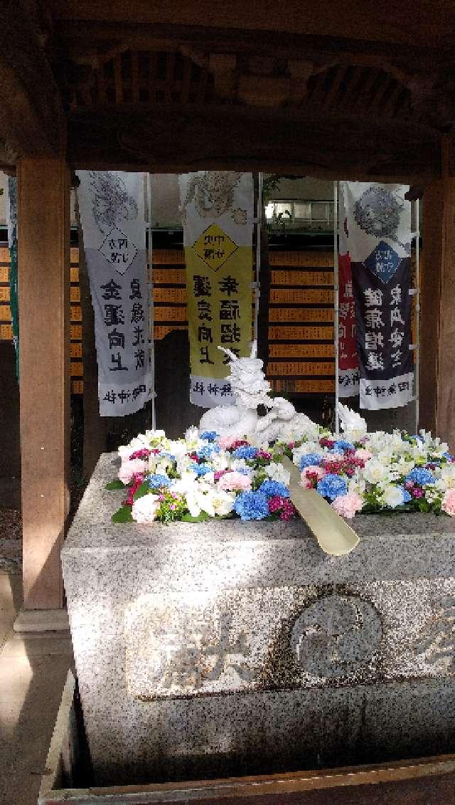 手水舎 白龍の水（田無神社）の参拝記録2