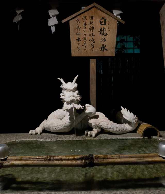 手水舎 白龍の水（田無神社）の参拝記録1
