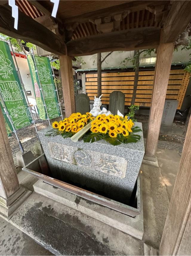 手水舎 白龍の水（田無神社）の参拝記録3
