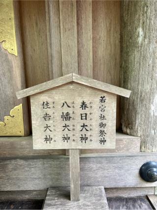 若宮社（玉置神社　境内）の参拝記録(⛩️🐍🐢まめ🐢🐍⛩️さん)