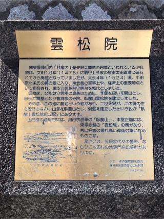 雲松院の参拝記録(もりもりさん)