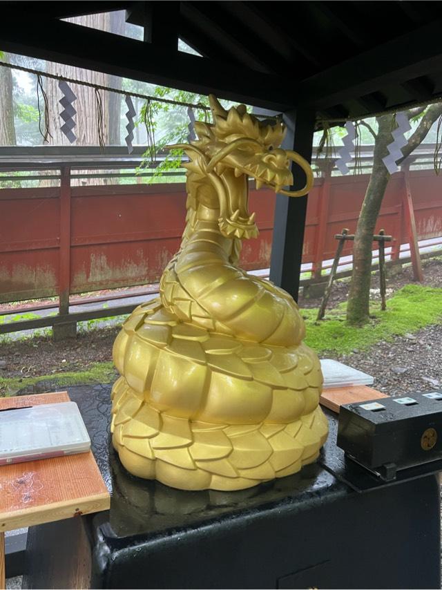 勝利の大蛇（日光二荒山神社　境内）の写真1